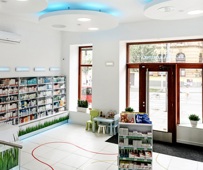 Lékárna Brno interior
